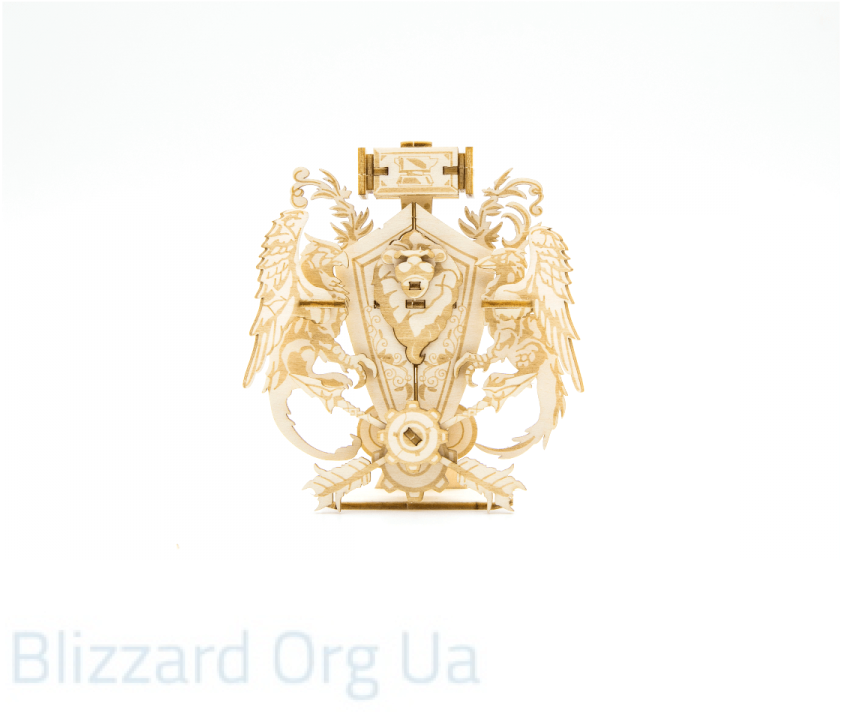 Конструктор Из Дерева 3d - World Of Warcraft (900x900), Png Download