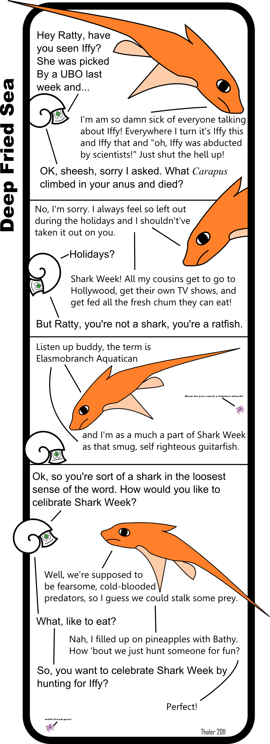 Posts Navigation - Garibaldi (fish) (868x2392), Png Download