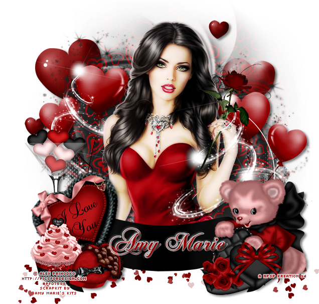 Ct Tags Using Ptu Love U With Tubes By Alex Prihodko - U Love Toons (650x650), Png Download