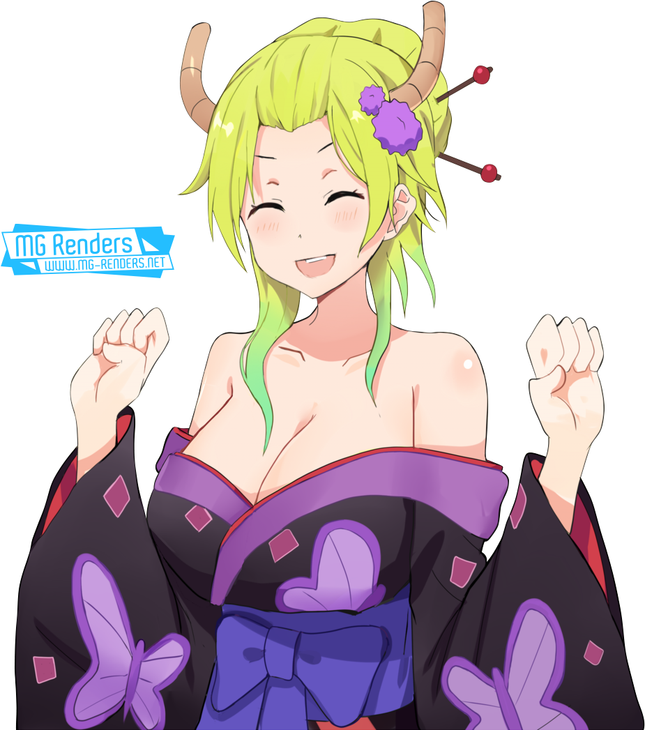 Kobayashi-san Chi No Maid Dragon - Miss Kobayashi's Dragon Maid Quetzalcoatl Kimono (1000x1046), Png Download