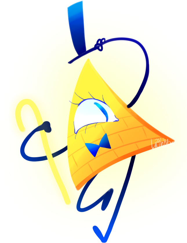 Life Is Choices Let's Start Living By Liighty On Deviantart - Triangle Bill Cipher Fanart (650x900), Png Download