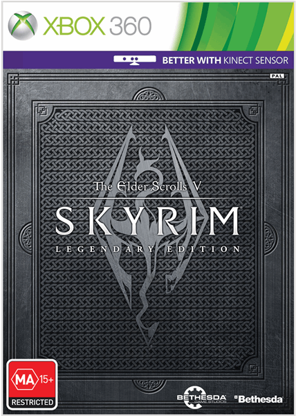 The Elder Scrolls V - Elder Scrolls V: Skyrim Legendary Edition [xbox 360 (600x600), Png Download