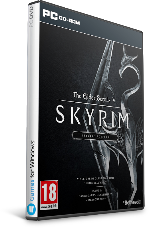 V - Skyrim - Special - Edition - Update - V1 - 1 - - Skyrim Xb-one S.e. Inkl 3 Dlc Xbox One (522x800), Png Download