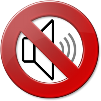 Auto Mute - Sound Off (400x400), Png Download