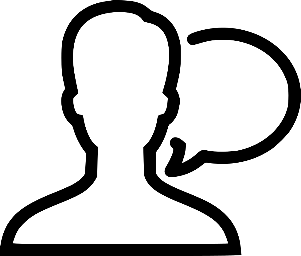 Png File - Speak Clipart Black And White Transparent (980x836), Png Download