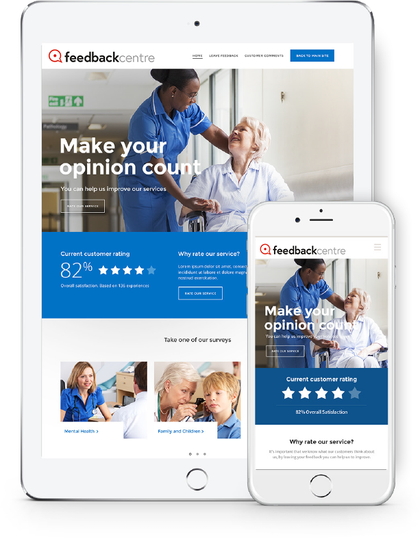 Feedback Centre Nhsstyle (613x788), Png Download