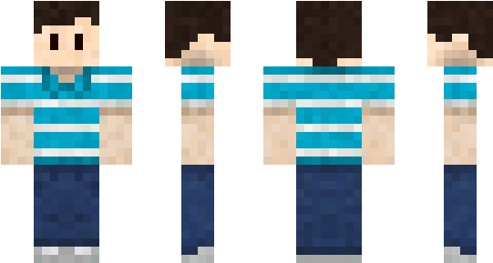 Minecraft Skin Ekko - Slamacow Skin (600x348), Png Download
