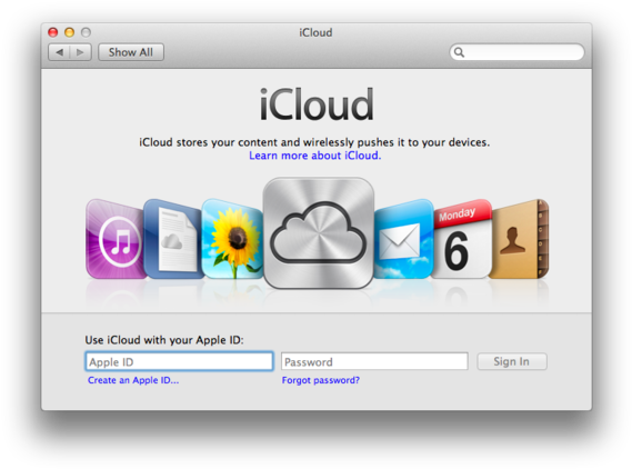 How To Set Up Icloud - Mac Os Icloud (580x433), Png Download