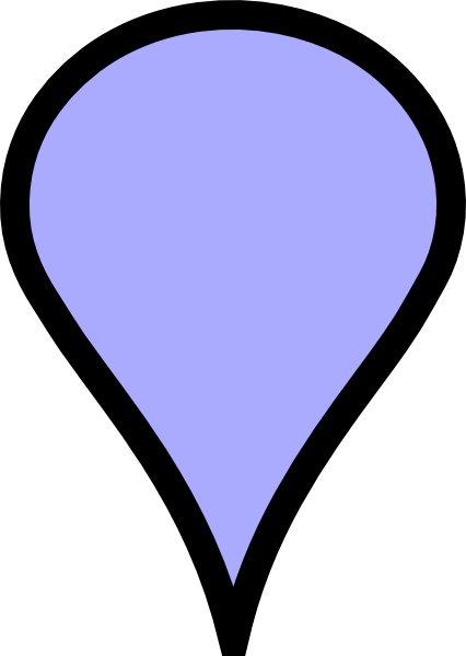 This Free Clipart Png Design Of Google Maps Icon - Google Map Pin Icon Purple (426x599), Png Download