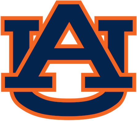 Alabama Crimson Tide, Auburn Tigers - Auburn Logo Transparent (445x393), Png Download