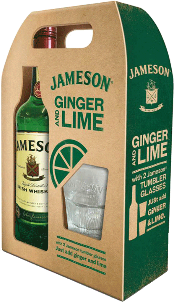 Jameson Irish Whiskey Gift Pack - Jameson Irish Whiskey (589x1024), Png Download