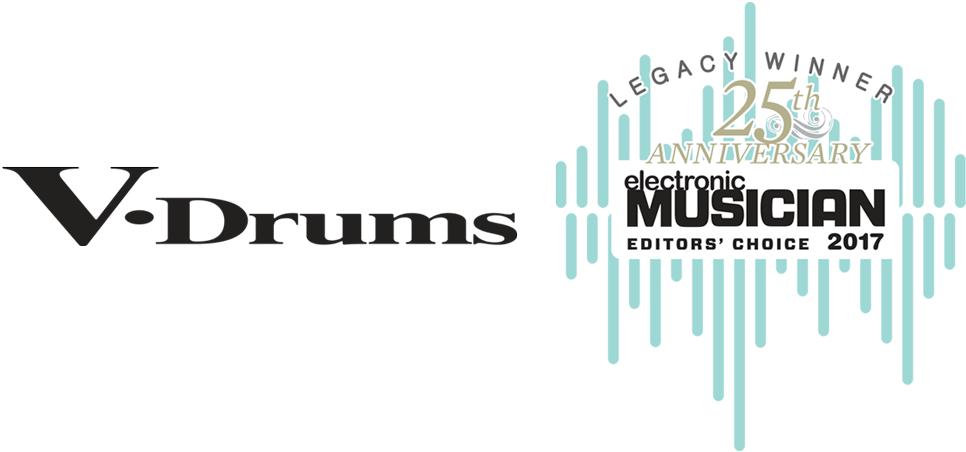 Roland's V-drums Line Received The 2017 Editors' Choice - Electronic Musician Magazine January 2016 - Softcover (1000x457), Png Download