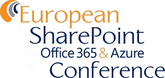European Sharepoint Conference - European Sharepoint Office 365 & Azure Conference (550x260), Png Download