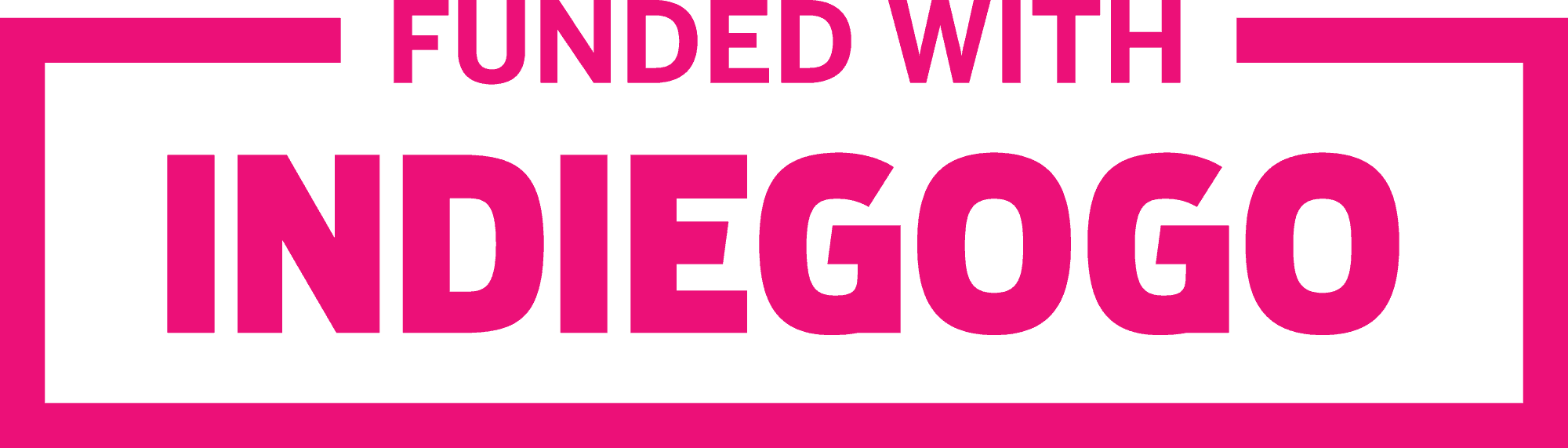 Funded By Indiegogo (2000x571), Png Download