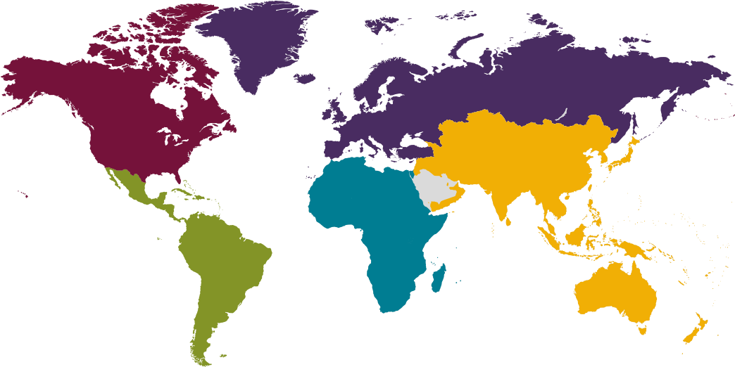 Global Map - World Map (1400x532), Png Download