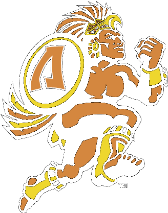 San Diego State Aztecs - San Diego State University Aztec Warrior (343x436), Png Download