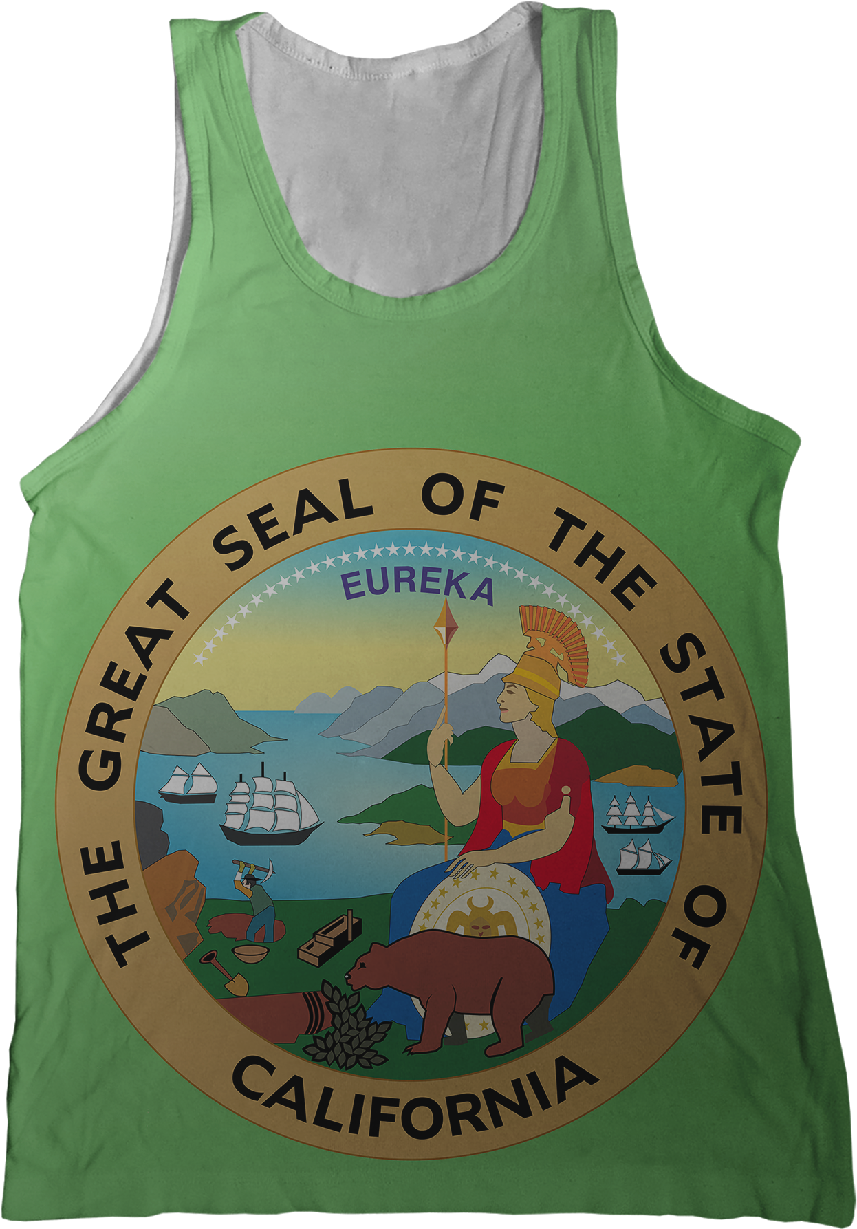 California State Seal Tank Top - Seal Of California (1296x1786), Png Download