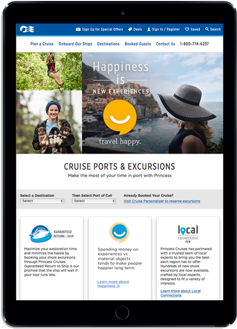 Shore Excursion Web Page - The Happiness Project (576x719), Png Download