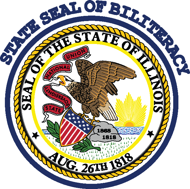 State Seals - State Of Illinois Seal (622x619), Png Download