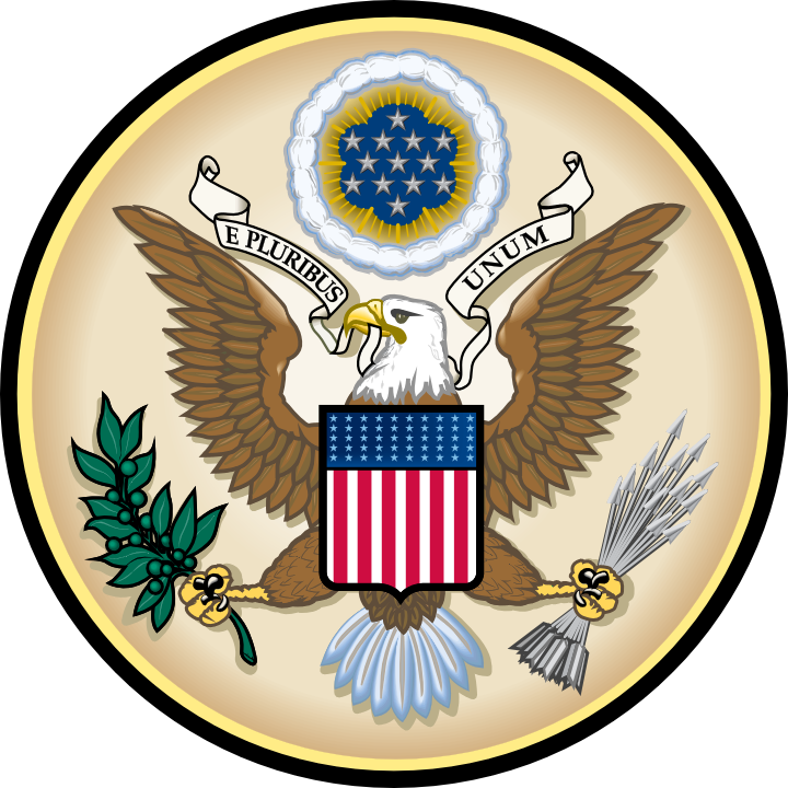 Great Seal Of The United States - Union Seal Civil War (720x720), Png Download