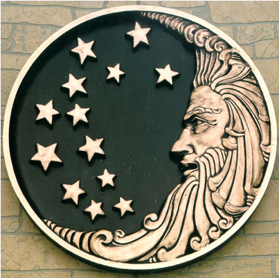 California State Seal - Procter & Gamble Man In The Moon (600x400), Png Download