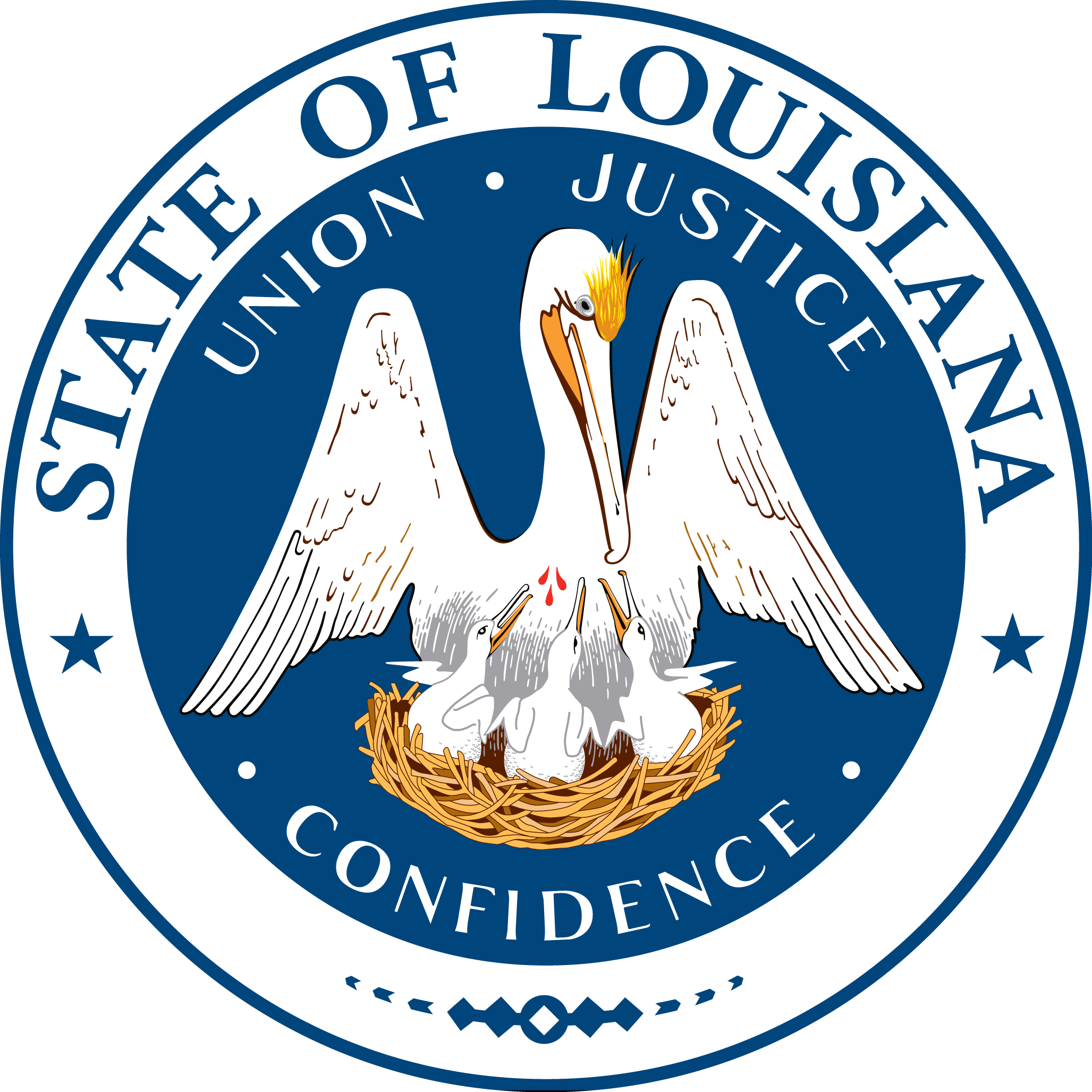 Louisiana - Gov - Explore Library - Louisiana Seal (2055x2055), Png Download