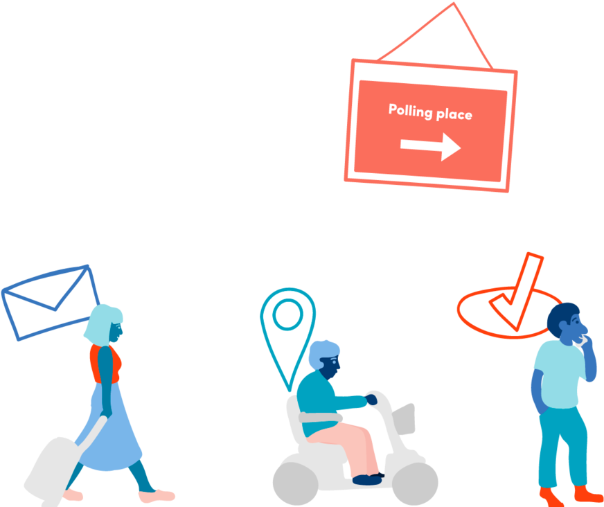 Toolsforvoters Mobile V4 - Voting (1000x894), Png Download