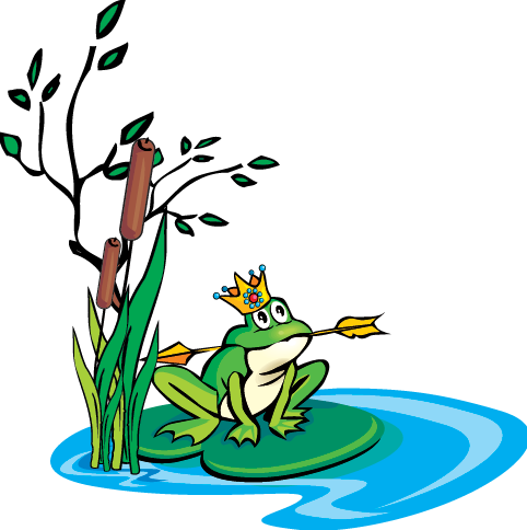 Amphibian Clipart Arizona State - Cafepress Frog Prince Items Tile Coaster (482x484), Png Download
