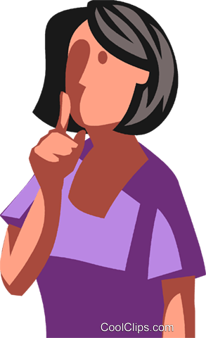 Businesswoman Asking For Quiet Royalty Free Vector - Silencio Vetor Png (293x480), Png Download