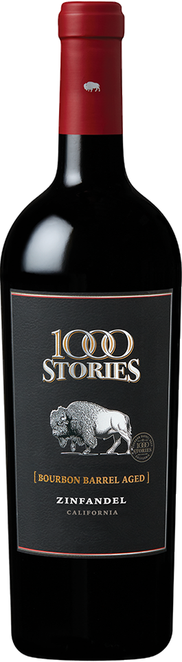 Zinfandel - 1000 Stories - Zinfandel Bourbon Barrel Aged 2015 (265x963), Png Download