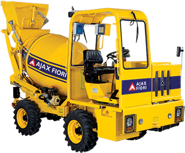 Argo - Ajax Self Loading Concrete Mixer (600x338), Png Download