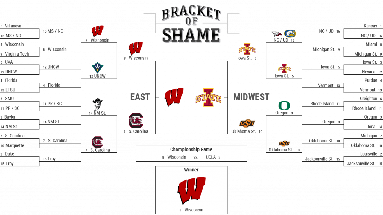 Alliance Defending Freedom Is Following The 2017 Ncaa - University Of Wisconsin Badgers Bowling Towel (1280x720), Png Download
