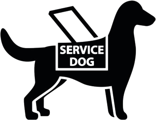 Service Dog - Transparent Dog Heart Png (628x628), Png Download