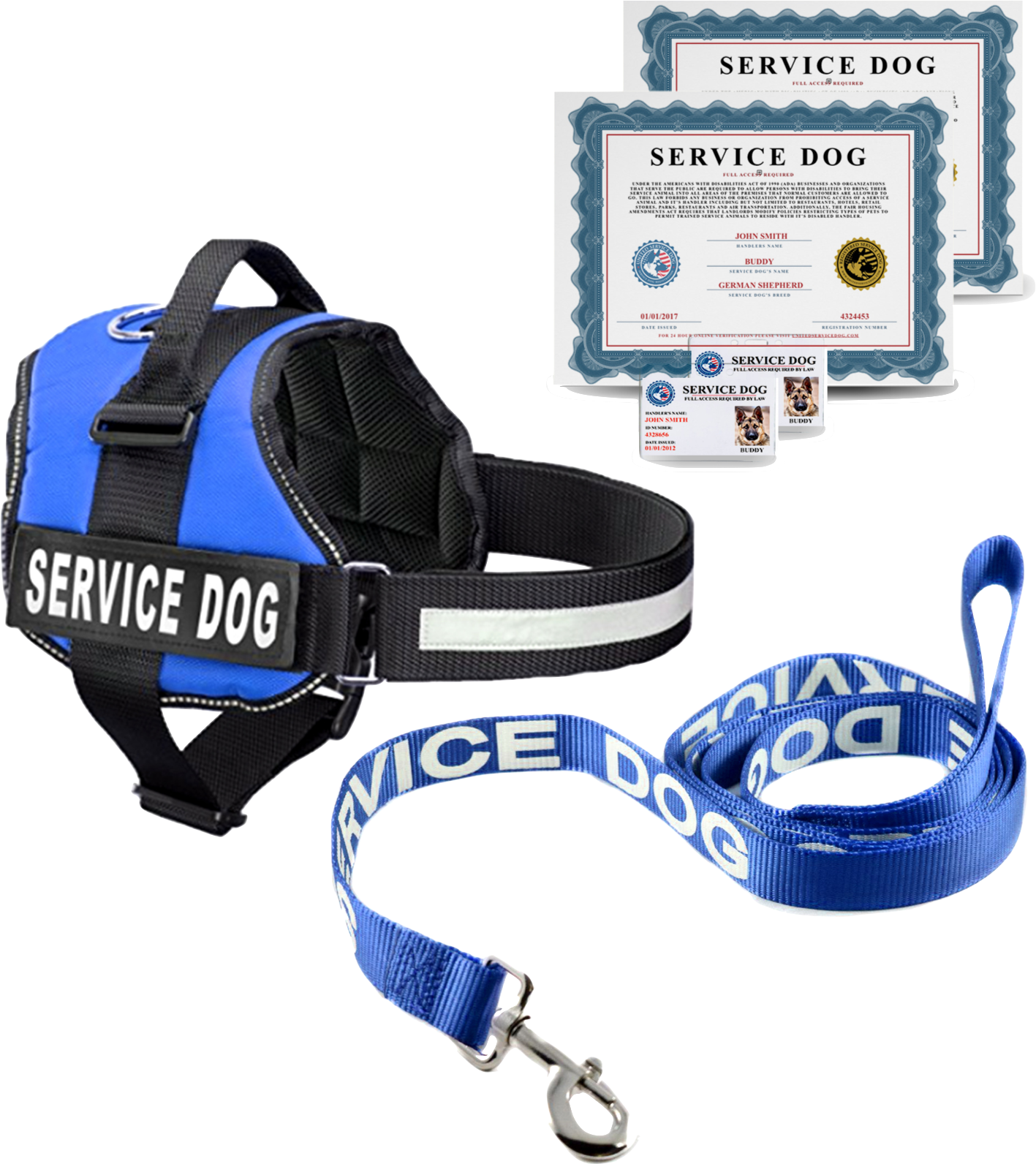 Industrial Puppy Service Dog Harness & Matching (1417x1592), Png Download