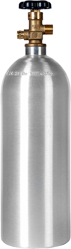 Beverage Elements 5 Lb Co2 Cylinder Aluminum New - 5lb Co2 Tank (900x900), Png Download