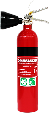 Commander 2kg Co2 Carbon Dioxide Fire Extinguisher - Fire Extinguisher (600x400), Png Download