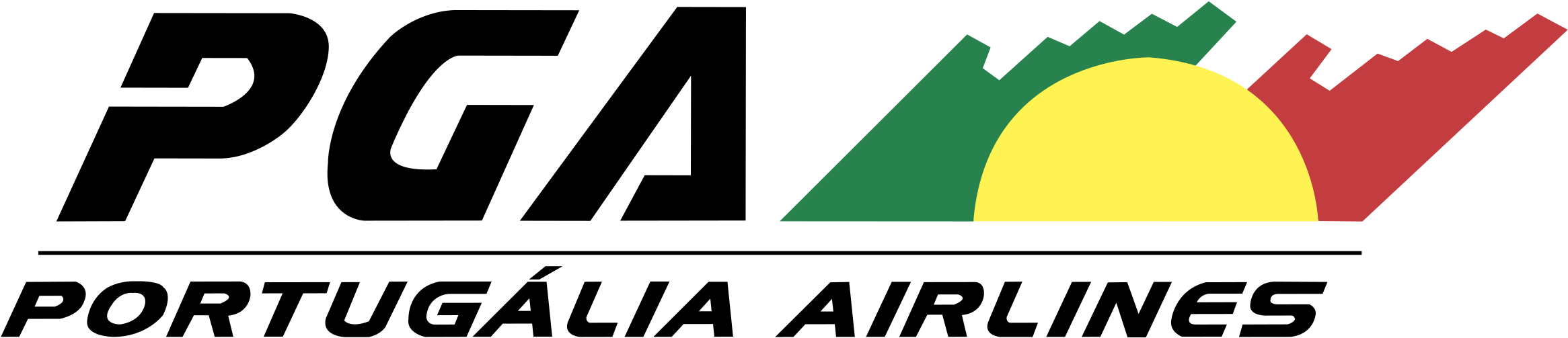 Pga Logo Png Transparent - Portugalia Airlines Logo (2400x2400), Png Download