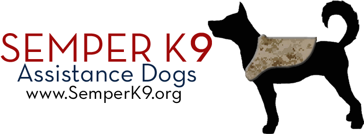 Semper K9 Assistance Dogs - Semper K9 (733x287), Png Download