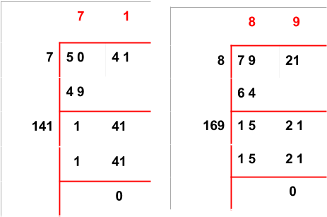 Square Root Of 50417921 5041 7921 = √5041√7921 5041 - Number (489x326), Png Download