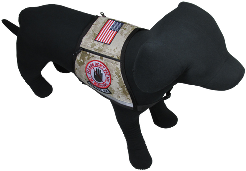 Patriot's Service Dog Reflective Vest - Vest (500x368), Png Download