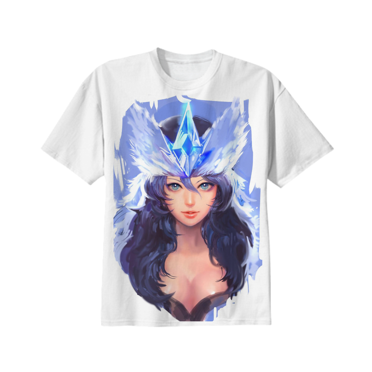 Shop Snowstorm Sivir By Yy6242 Cotton T-shirt By Bkahg - Sivir Lol (1190x1190), Png Download