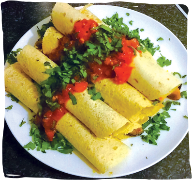 Chicken Tacos With Mexican Chilli & Honey Sauce - Taco (400x400), Png Download