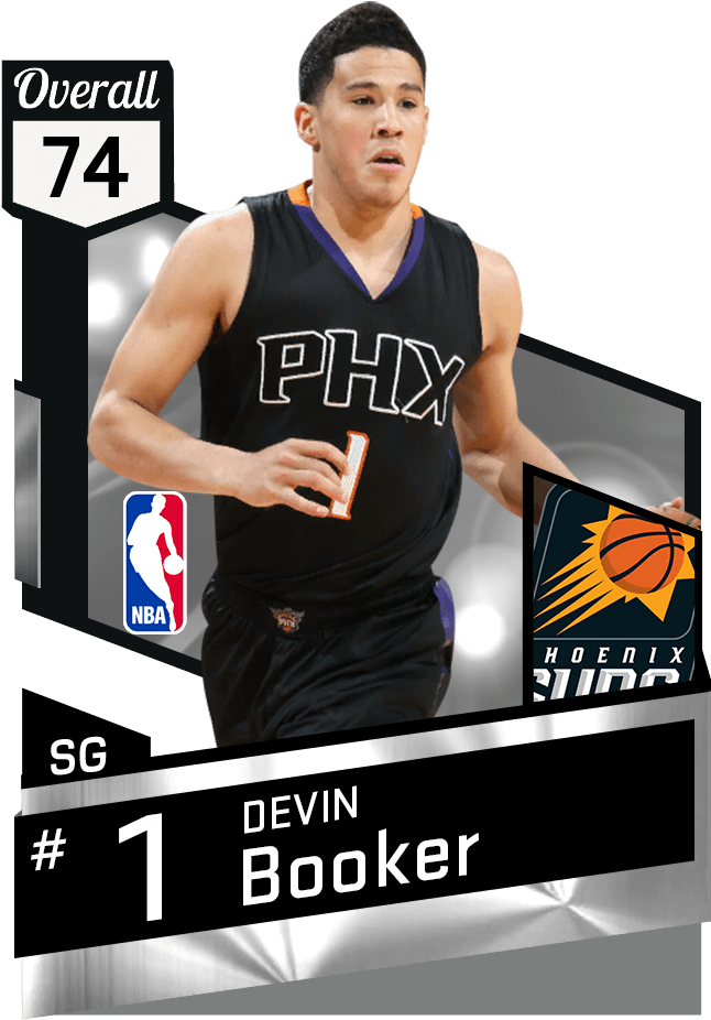 Devin Booker - Nba 2k17 Devin Booker (651x941), Png Download