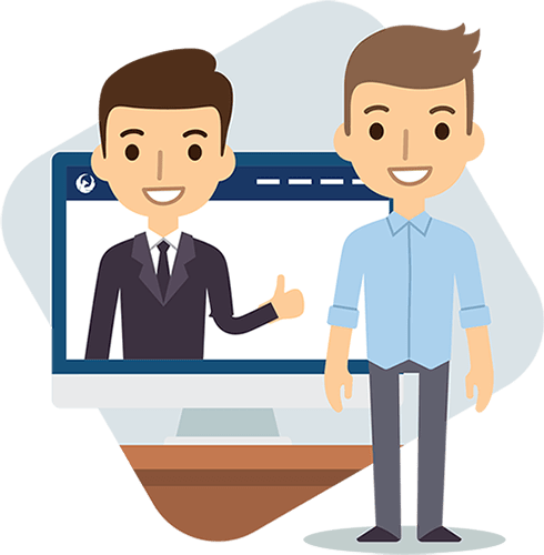 Contabilidade Online - Cartoon (490x500), Png Download