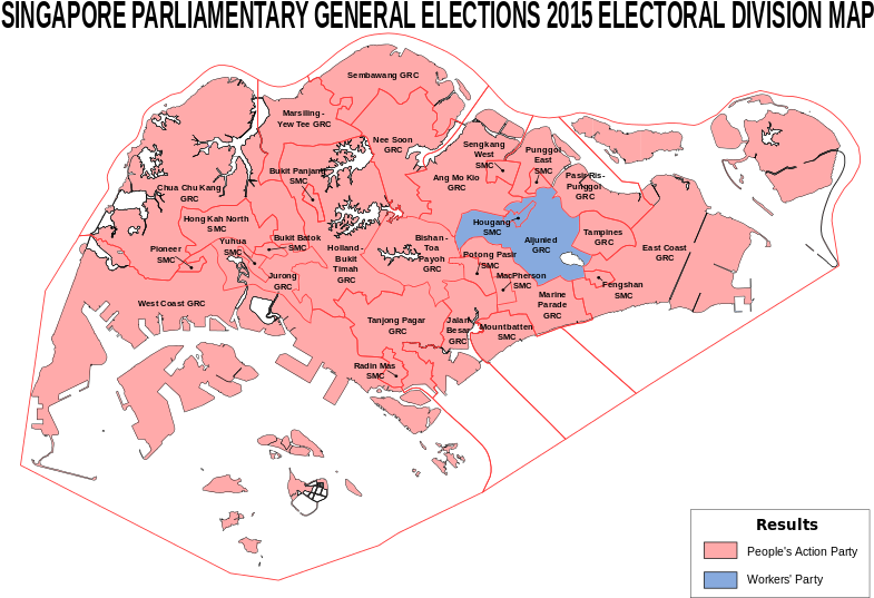 Results As Announced On Polling Day - Choa Chu Kang Grc (800x565), Png Download