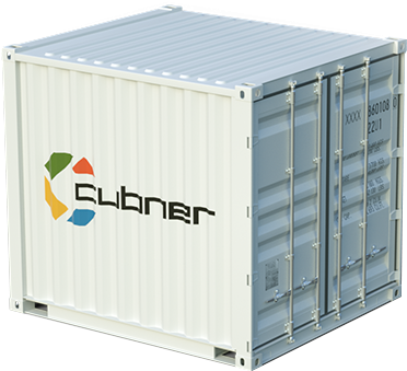 Container 8 Pieds (720x338), Png Download