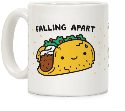 Falling Apart Taco - Taco (484x484), Png Download