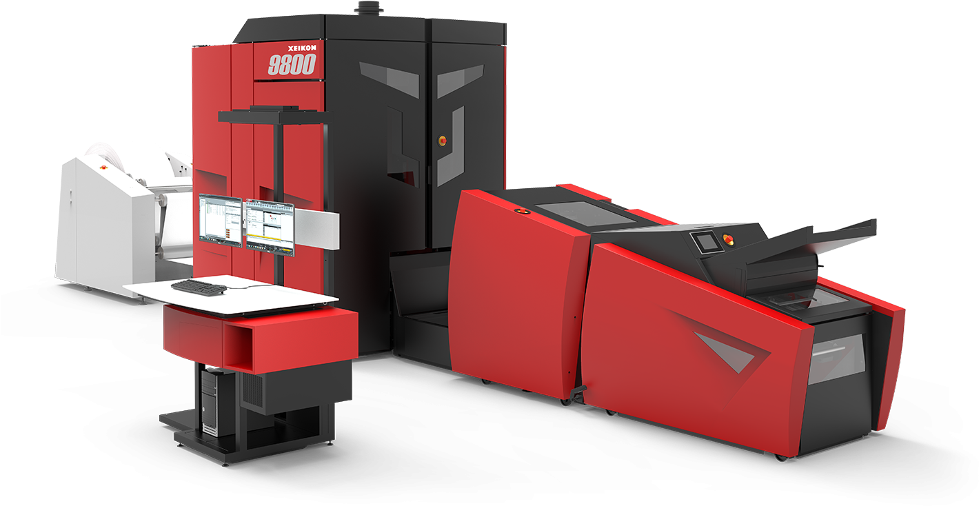 Xeikon Book Production Suite - Xeikon Press (1500x900), Png Download