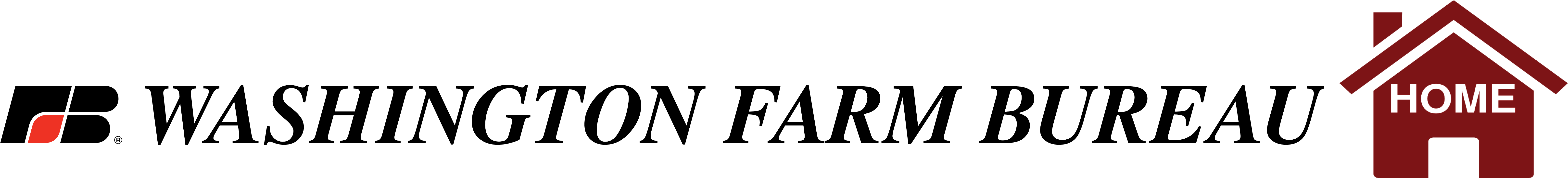 Washington Farm Bureau - Washington Farm Bureau Logo (6600x1500), Png Download