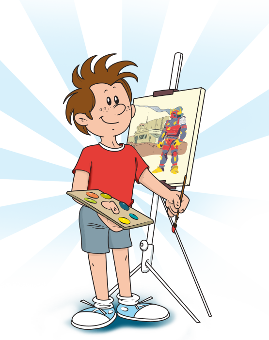 Hello Maestro Games - Cartoon (555x702), Png Download